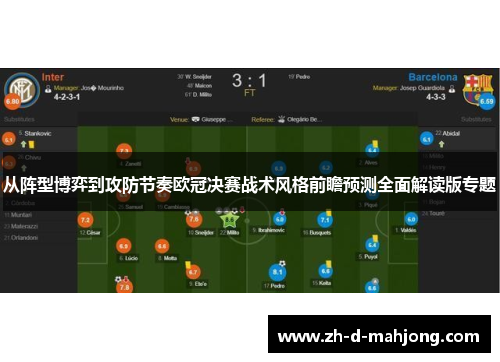 从阵型博弈到攻防节奏欧冠决赛战术风格前瞻预测全面解读版专题